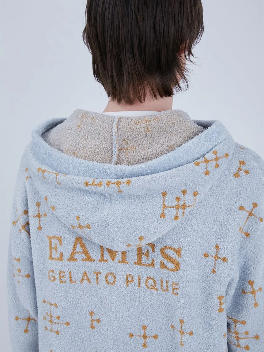 EAMES MENS Smoothie DOT PATTERN Jacquard Parka Hoodie