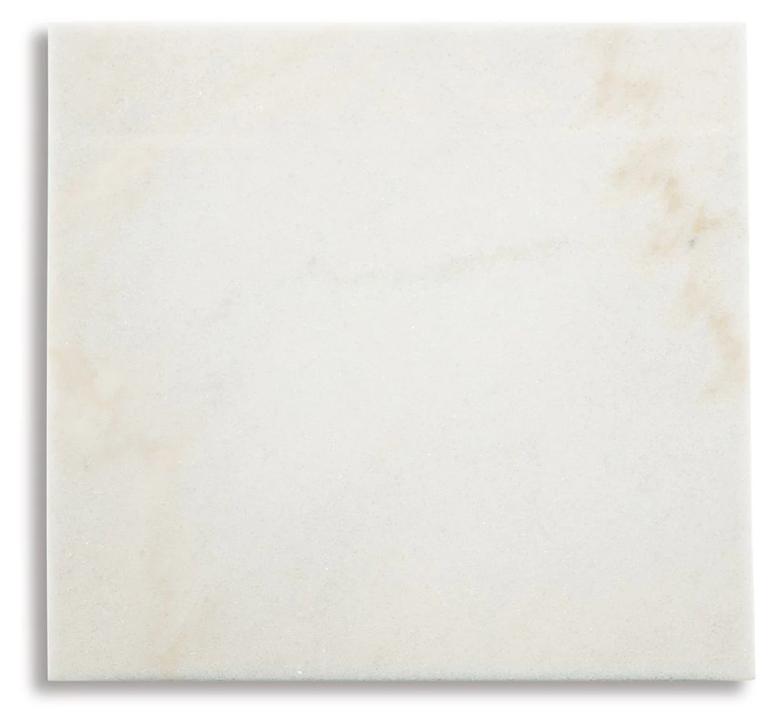 Fostead - Square End Table - White / Espresso