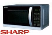 Sharp R-62AO9(S)V Silver 220 volts Microwave with Grill 20 Litres