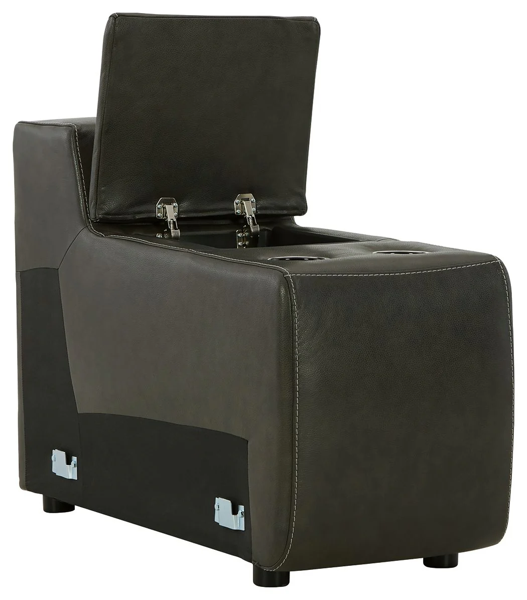 Center Line - Console with Storage - Dark Gray