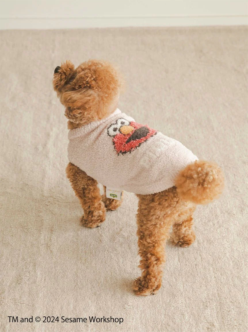 【SESAME STREET】【CAT & DOG】Elmo Jacquard Pullover