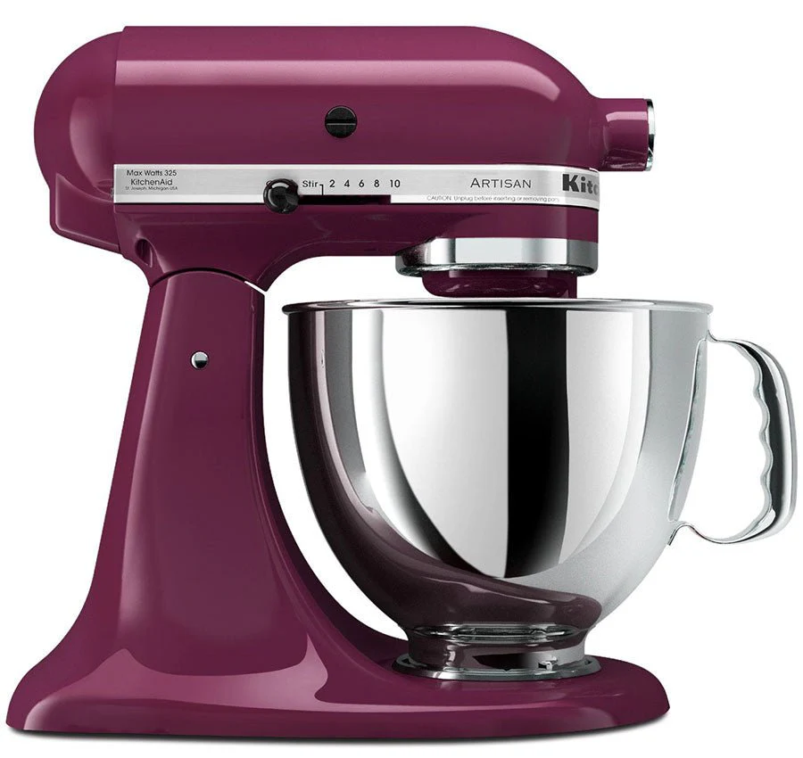 220 Volt KitchenAid 5KSM175PSEBY Artisan Stand Mixer - Boysenberry