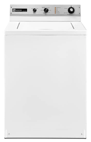 220 Volt Maytag MAT15MNAGW Commercial Top-Load Washer