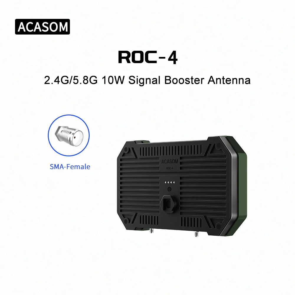 ACASOM ROC-4 2.4G/5.8G 10W 8000mAh Dual-band Signal Booster Antenna Remote