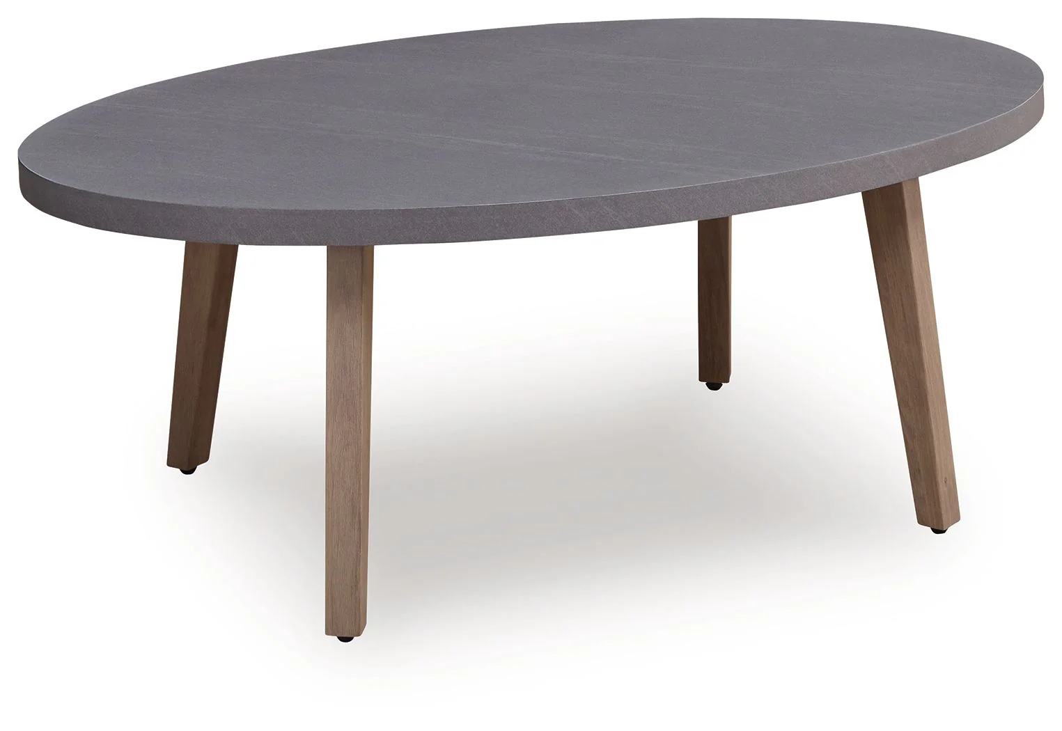 Harmony Headlands - Oval Cocktail Table - Natural / Gray