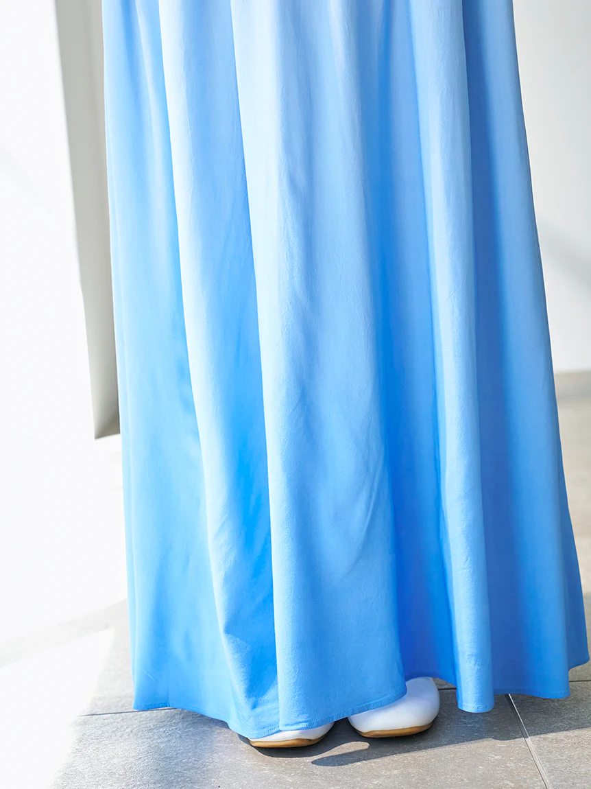Gradation Drawstring Dress