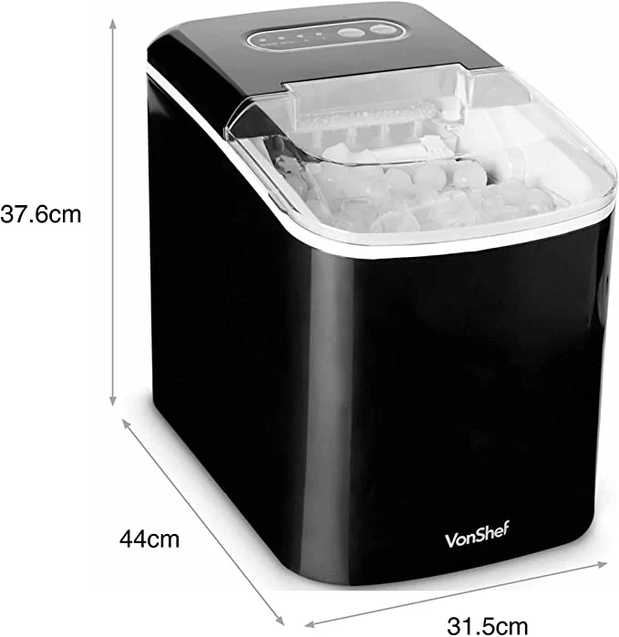Vonhaus 220 volt Ice Maker 2000016 Countertop Ice Maker 220v 240 volt 50 hz