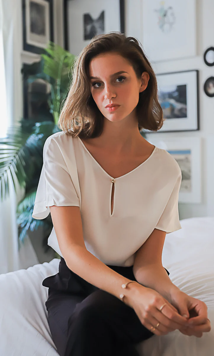 Verona Reversible Silk Blouse