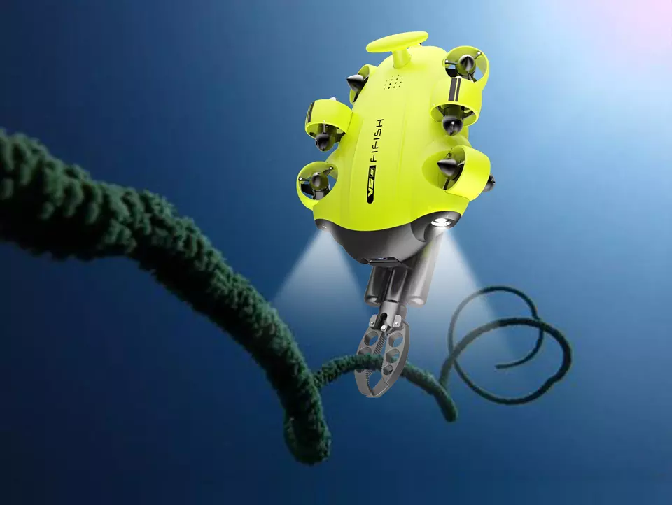 Fifish V6  Essential Fishing Drone- professional Underwater Drone 4K HD UHD Camera 100M Cable VR Control sea robot Drone