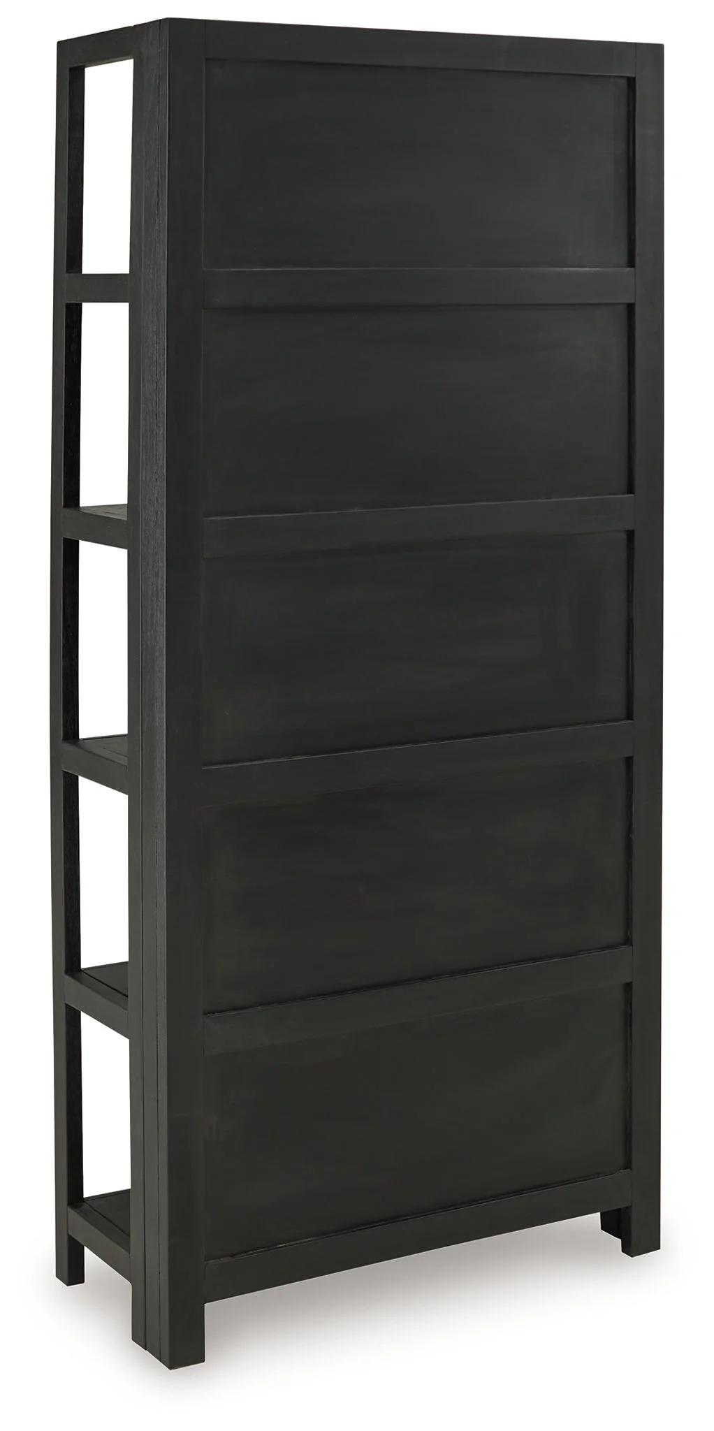 Abyard - Bookcase - Black / Natural