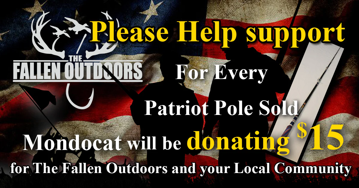 MondoCat 8' Patriot Pole & Abu S-5500 Reel Combo