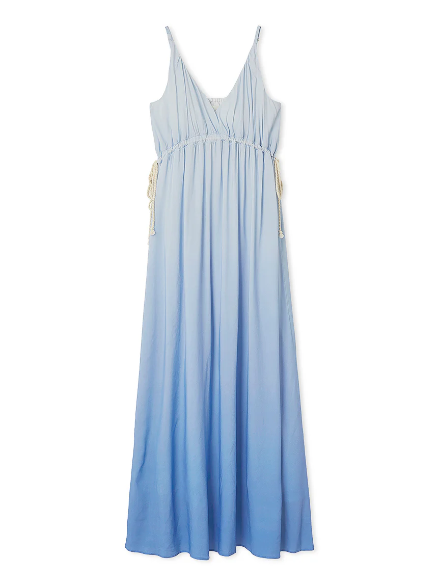 Gradation Drawstring Dress