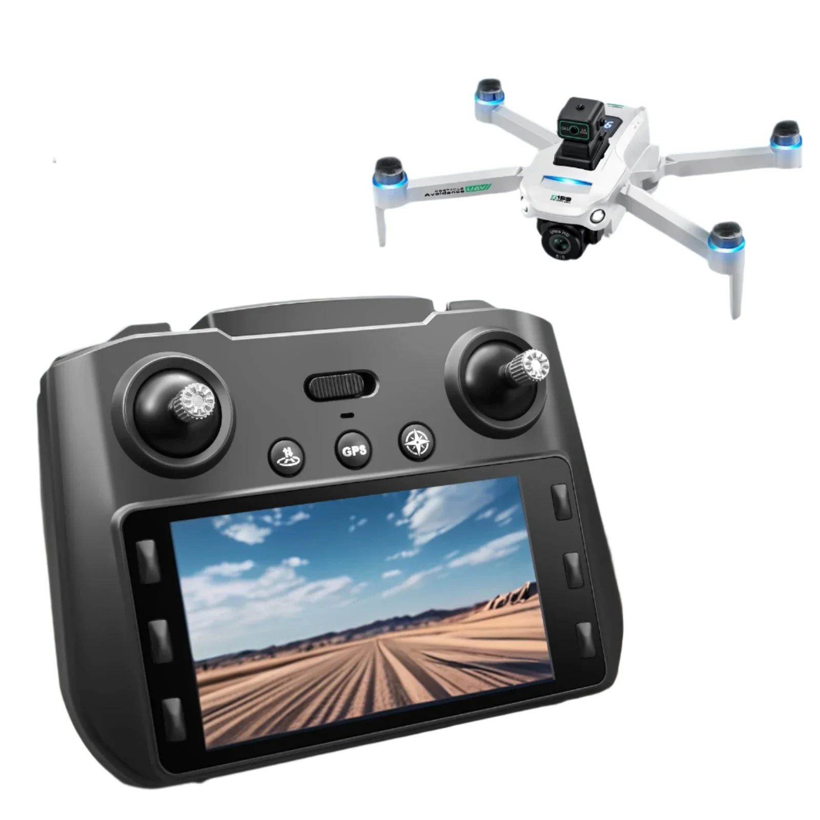 2024 New S159 Drone Professional 8k Camera Four-Axis Aerial Photography with Screen Remote Control 5G WIFI GPS FPV Dron RC 5000M