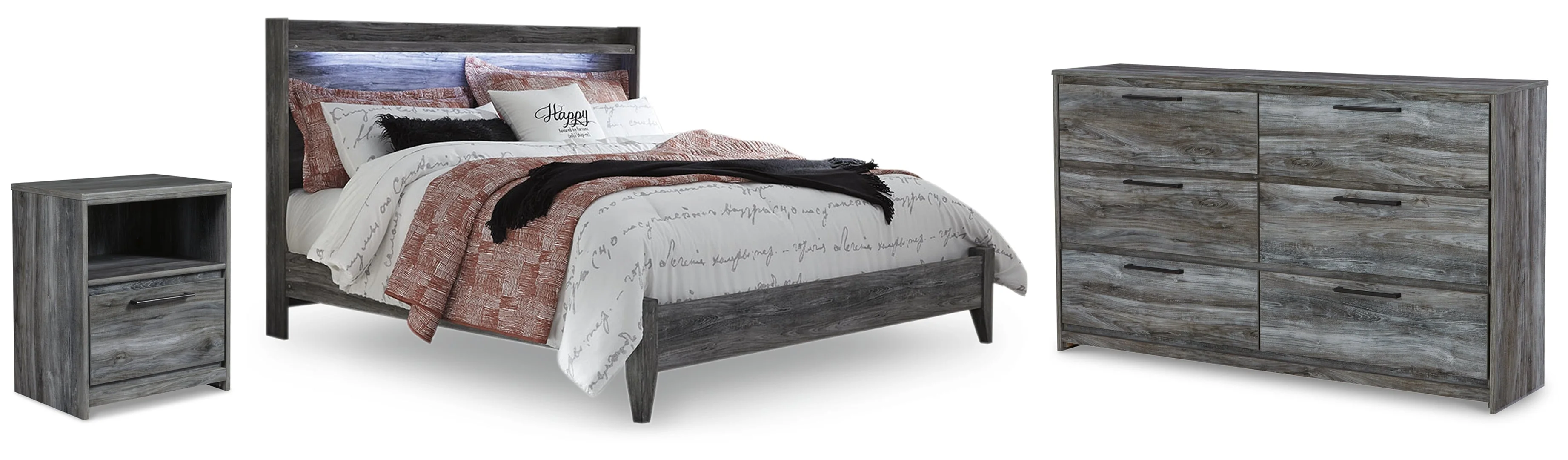 Baystorm Grey Bedroom Set