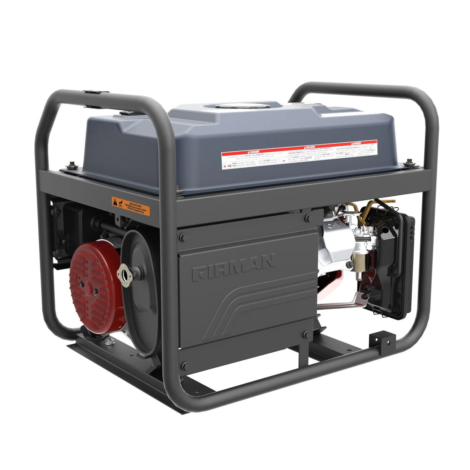 Gas Portable Generator 4550W Recoil Start 120V