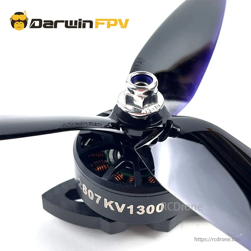 DarwinFPV MARK4 6S 7-Inch Long Range FPV Drone – 5.8G / 1.2G VTX, 2807 1300KV Motor, Caddx Ratel2 Camera