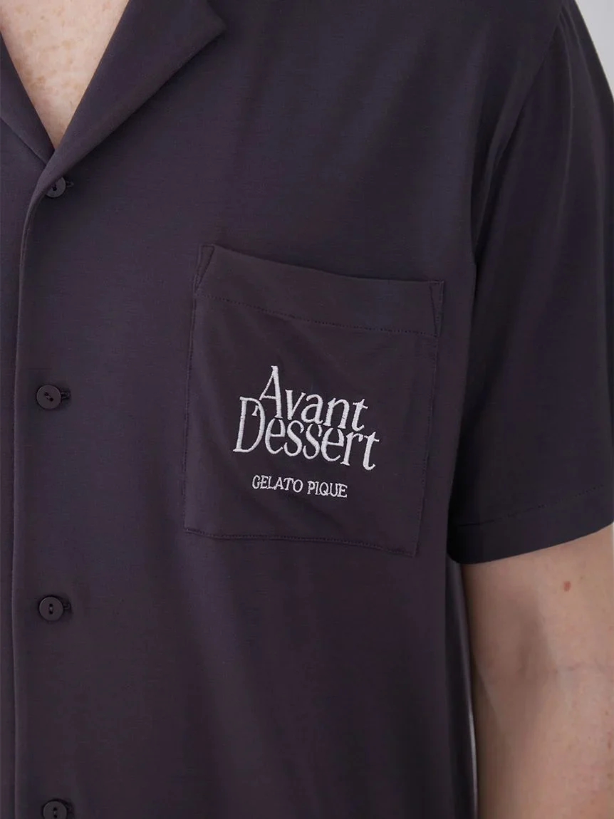 COOL MEN'S Rayon Logo Pajama Sleep Shirt