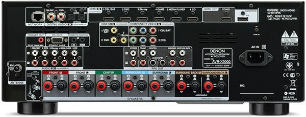 Denon AVR-X3000 220 volts/ 240 volts Receiver Amplifier Amp