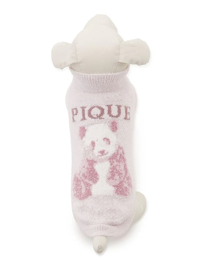 CAT&DOG Panda Jacquard High-neck Pet Clothes