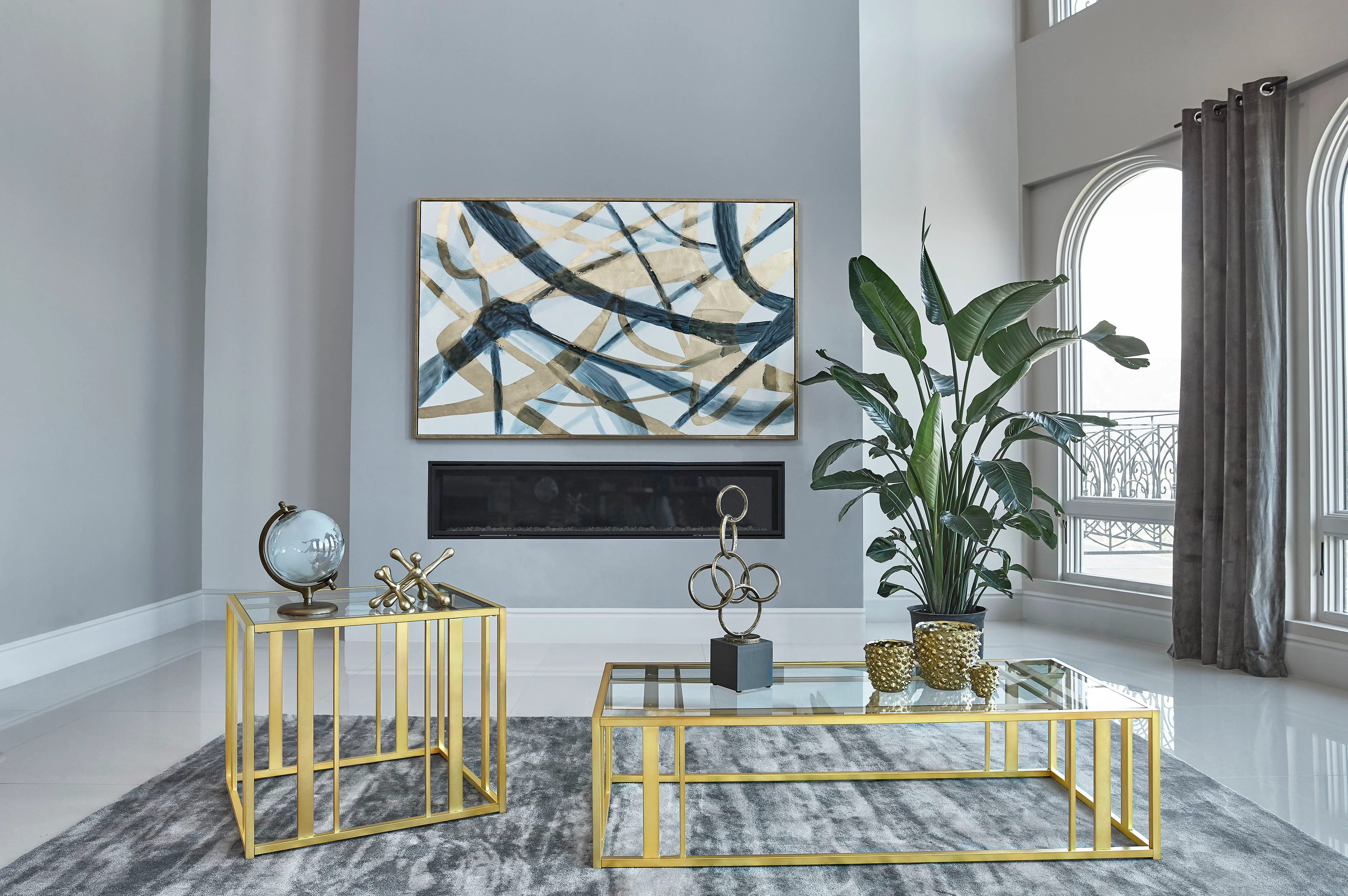 Adri Coffee and End Table Set