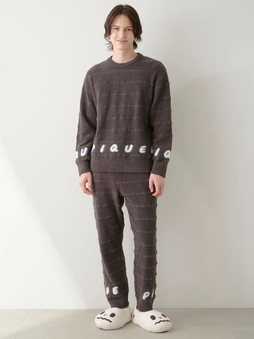 Night & Sweets MENS Baby Moco Pique Logo Jacquard Pants