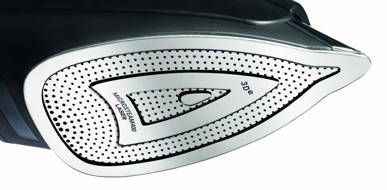 Rowenta DW6010 Eco Focus Black & Green Steam Iron for 220/240 Volts