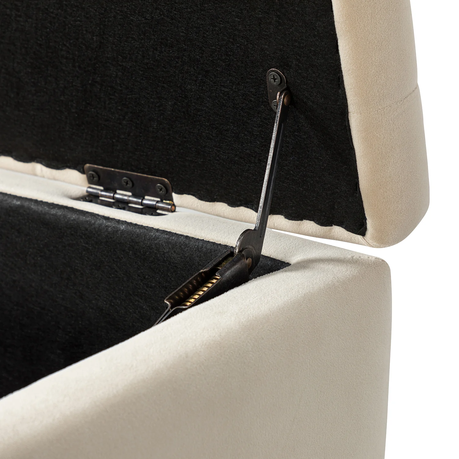 Achilles Storage Bench in Tan