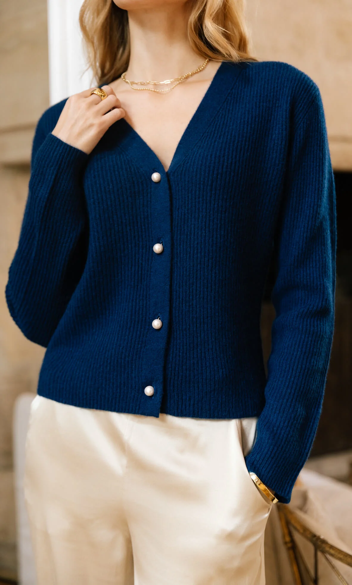 Valentina Luxe Cashmere Cardigan