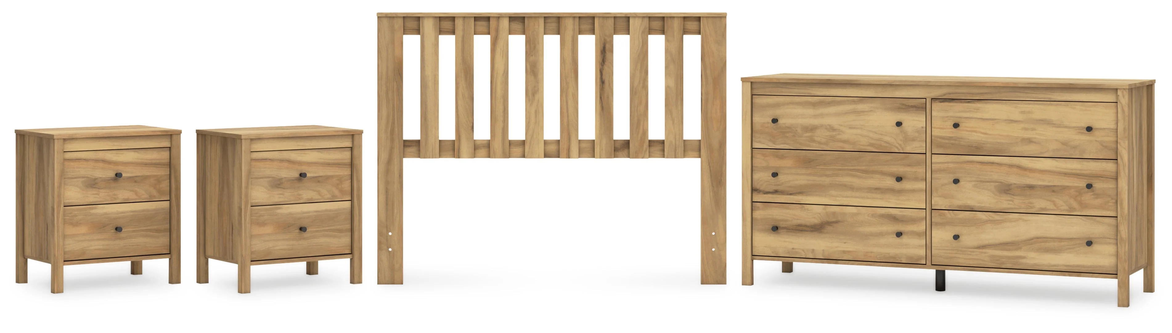 Bermacy Panel Headboard Bedroom Set