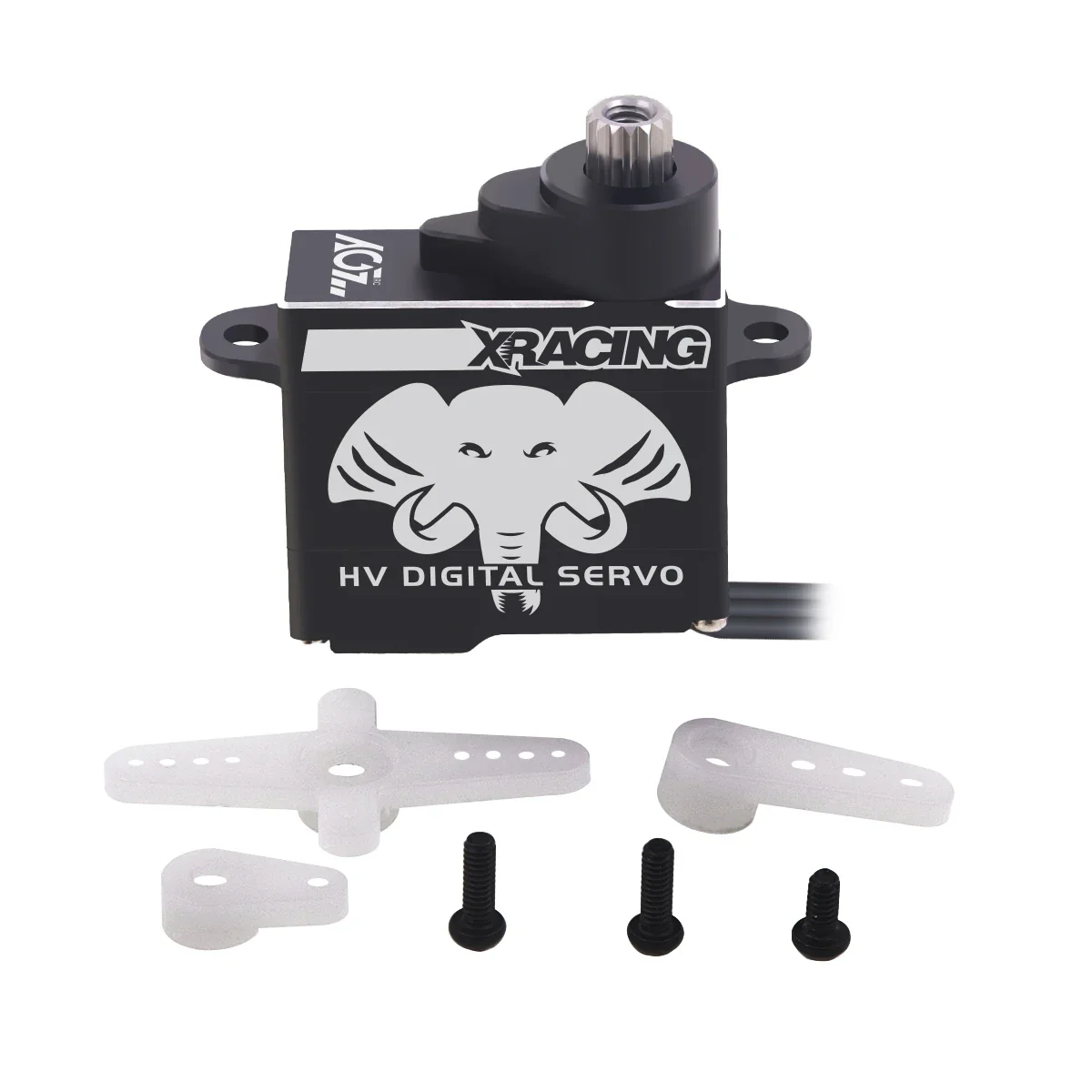 AGFRC Short Cable A06CLS V2 15T Spline MG 3.0KG 0.052Sec Programmable Coleress RC 7g Micro Servo for Mini Car GLR GLA MRZ Airplane