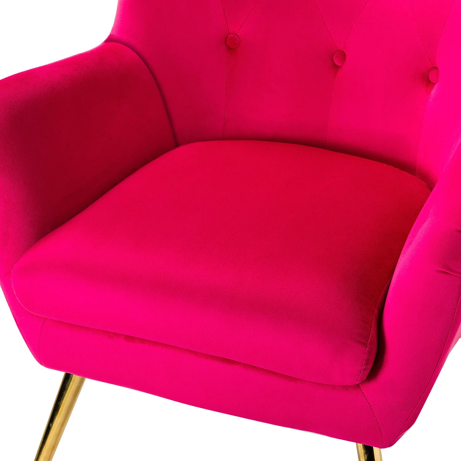 Arama Accent Chair in Fushia
