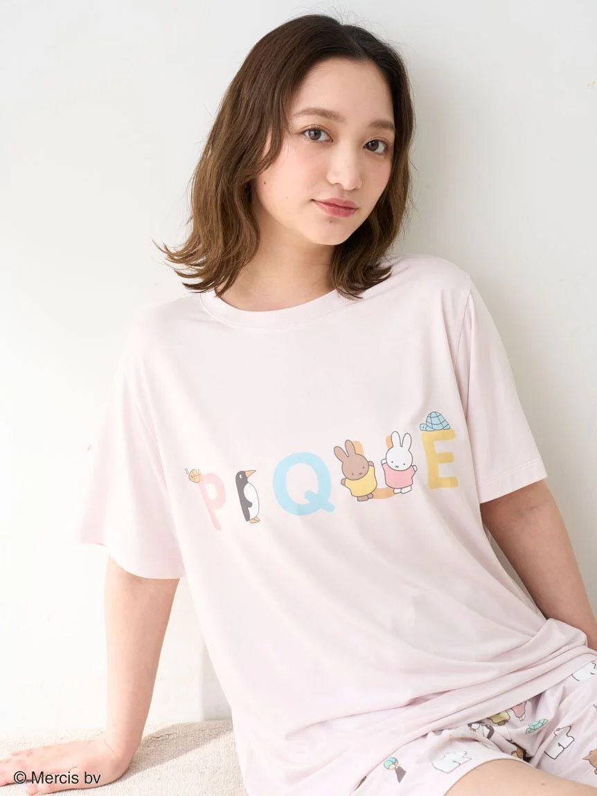 【Dick Bruna】[Cool to the Touch] One-Point T-Shirt