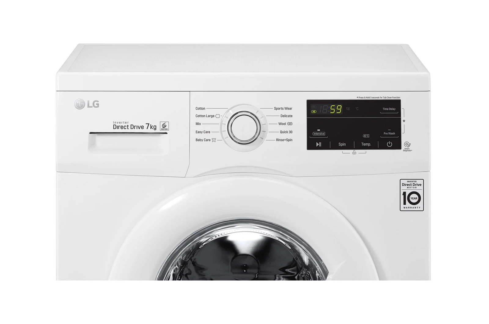 LG FH2J3QDNP 220 volt washer 7 KG washing machine 220v 240 volts 50 hz