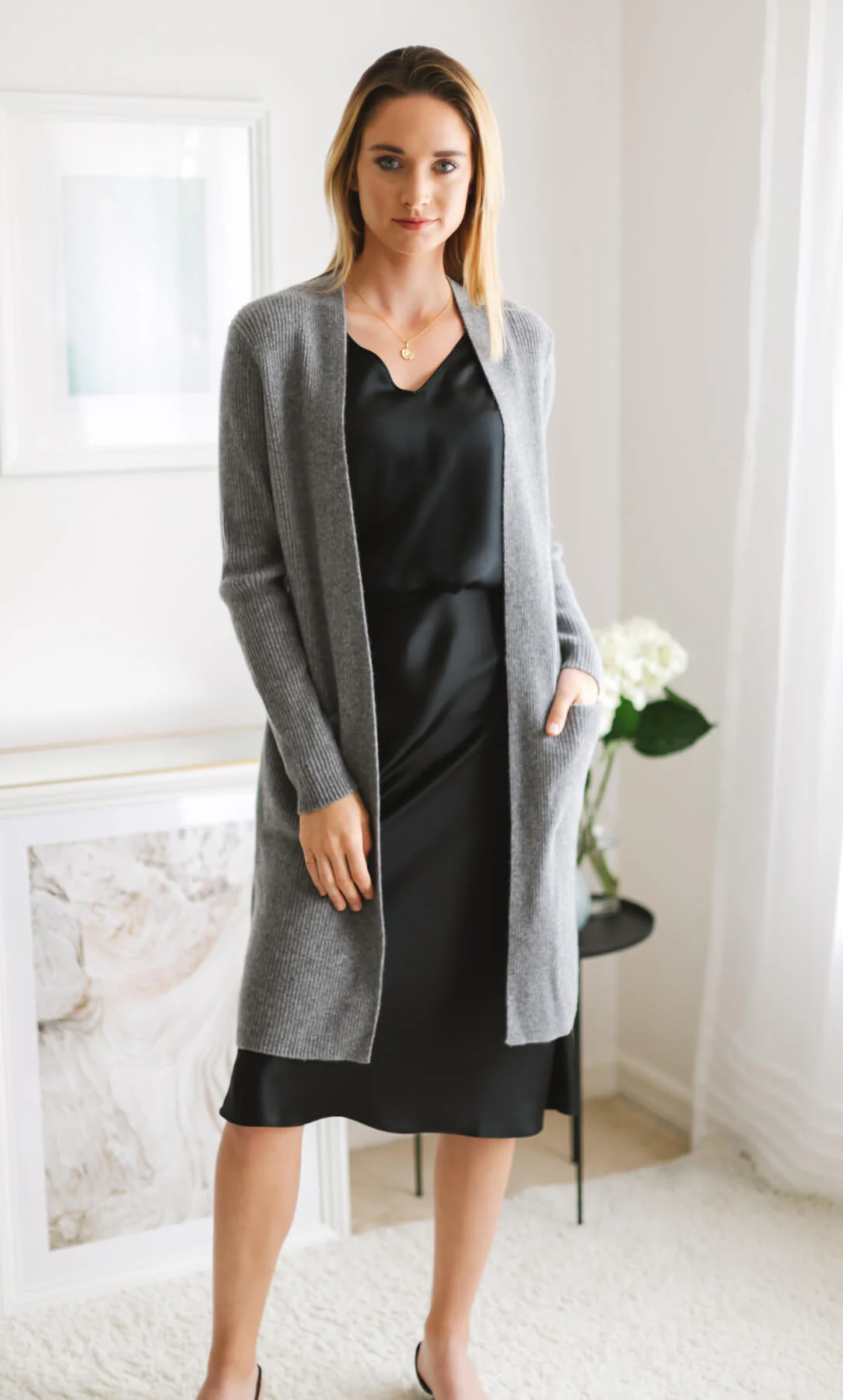 Winslet Cashmere Cardigan Coat