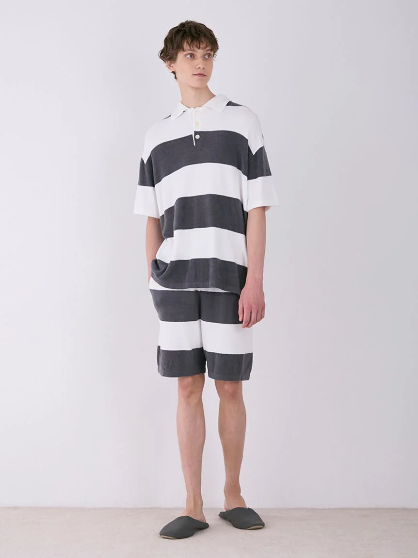 MEN'S Smoothie Relax Fit Striped Polo Shirt