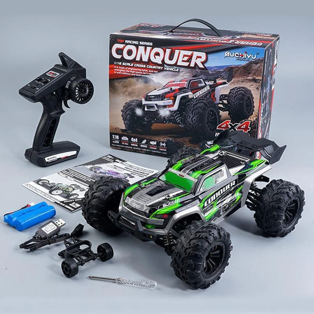 2023 New 1:16 Scale Large RC Cars - 50km/h High Speed RC Cars Toys for Boys Remote Control Car 2.4G 4WD Off Road Monster Truck