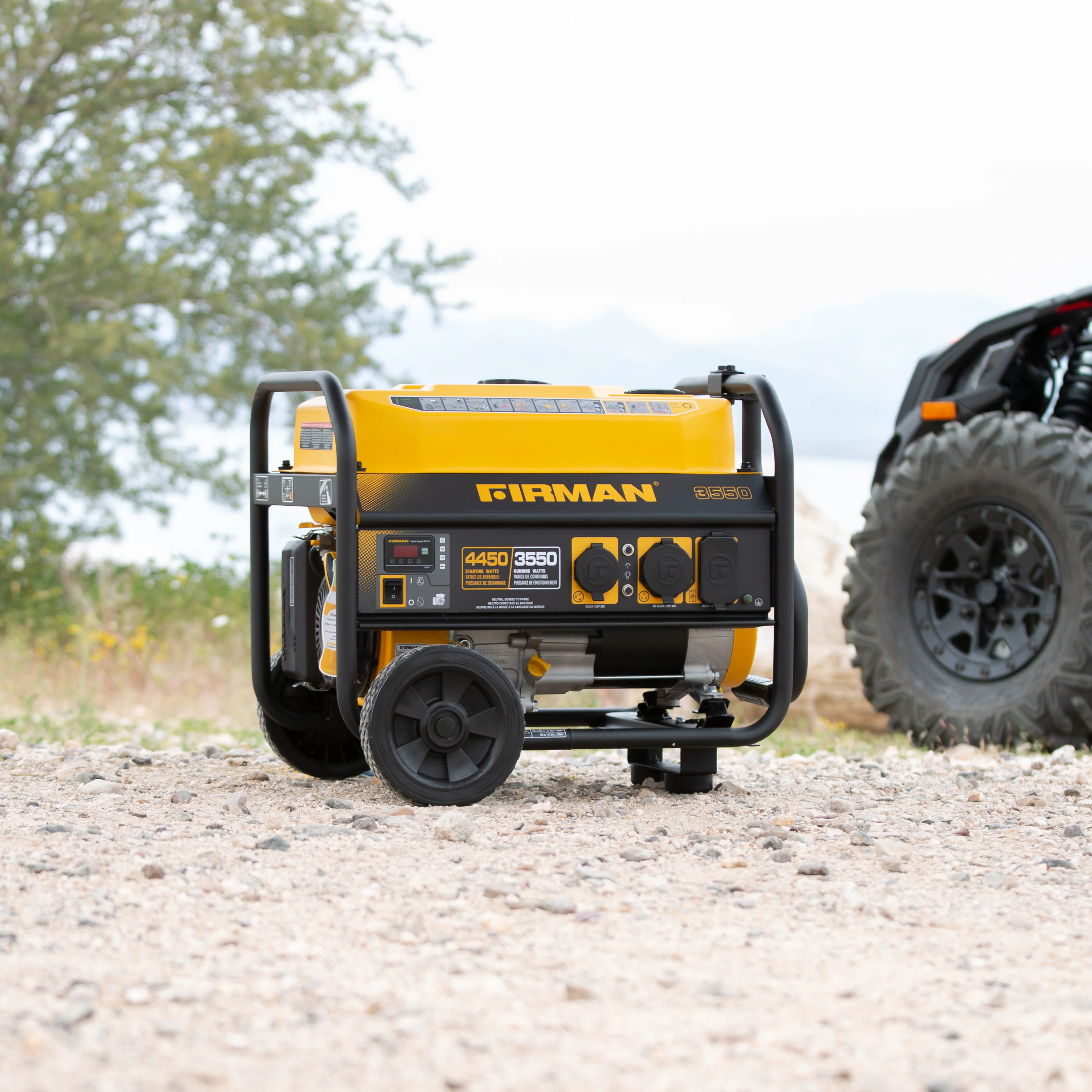 Gas Portable Generator 4450W Recoil Start 120V