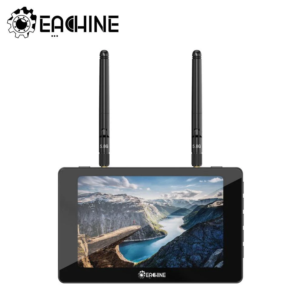 Eachine Moneagle 5 Inch  FPV Monitor - IPS 800x480 5.8GHz 40CH Diversity Receiver 1000Lux FPV Monitor HD Display For RC Drone Radio Controller
