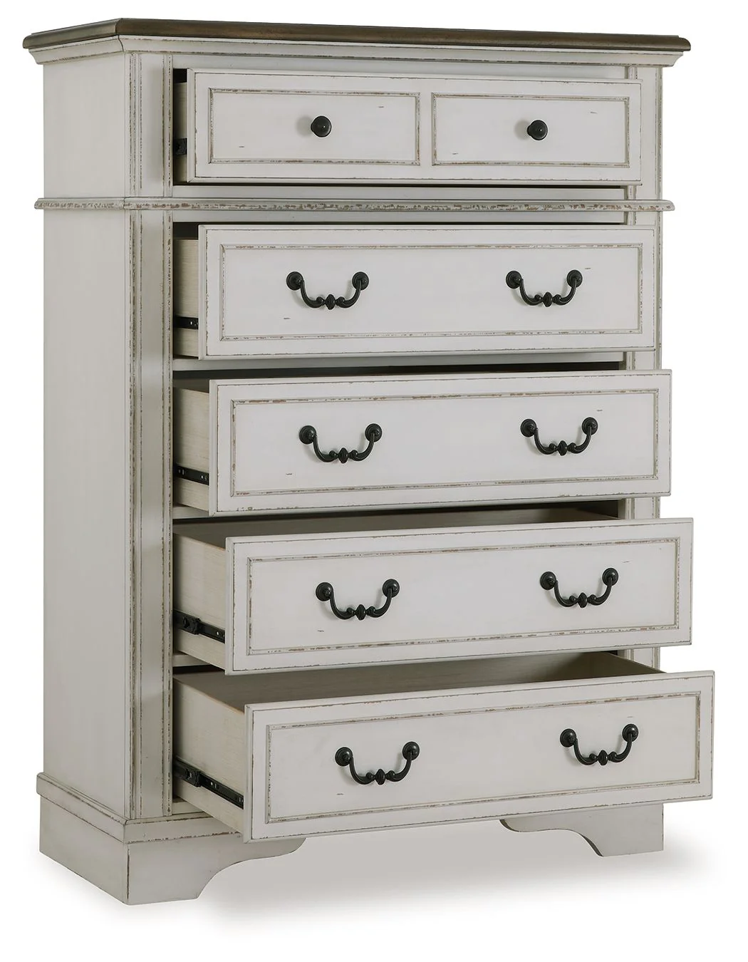Blendon - Five Drawer Chest - Two-tone
