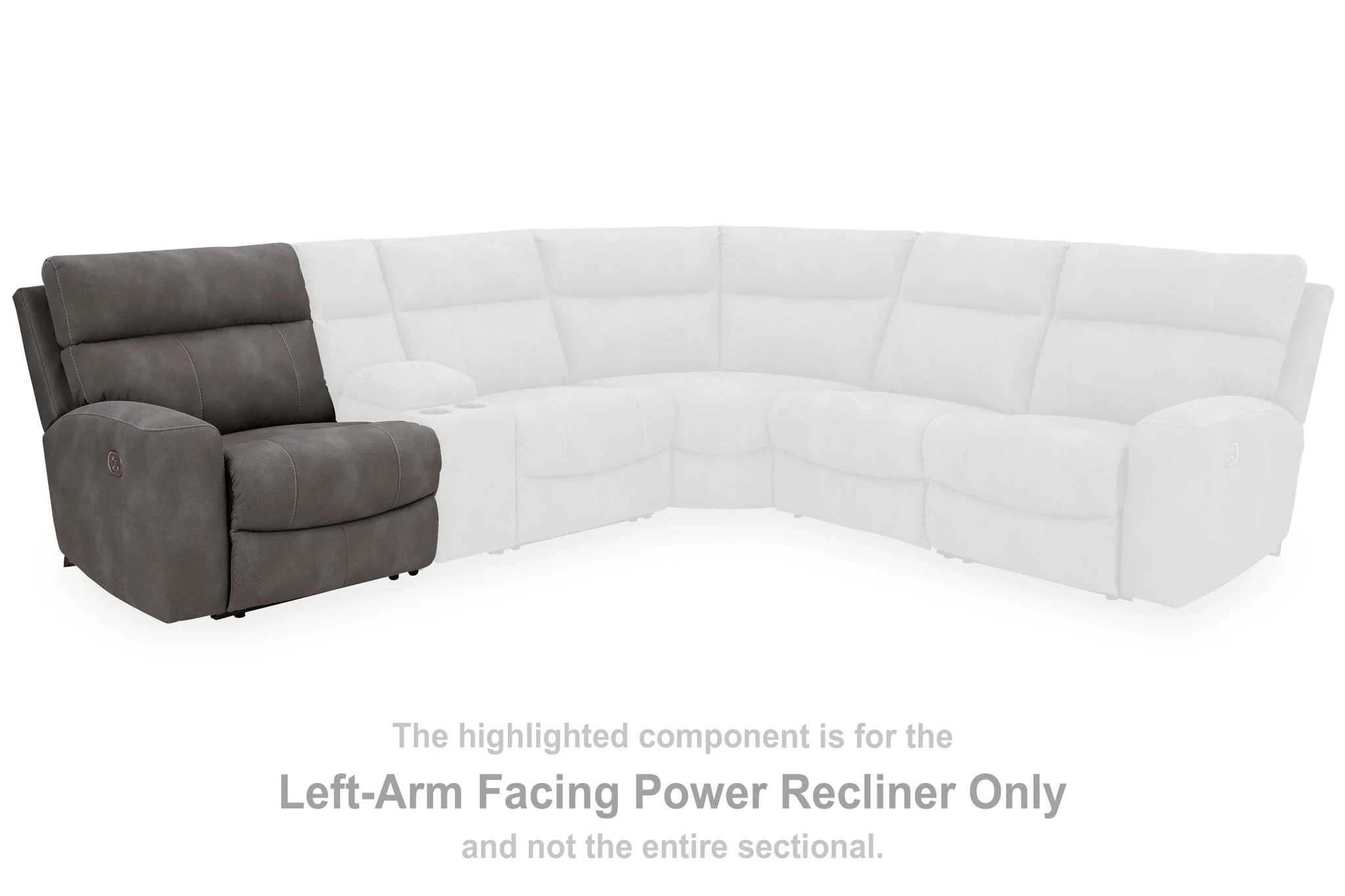 Next-Gen Durapella - Laf Zero Wall Power Recliner - Slate