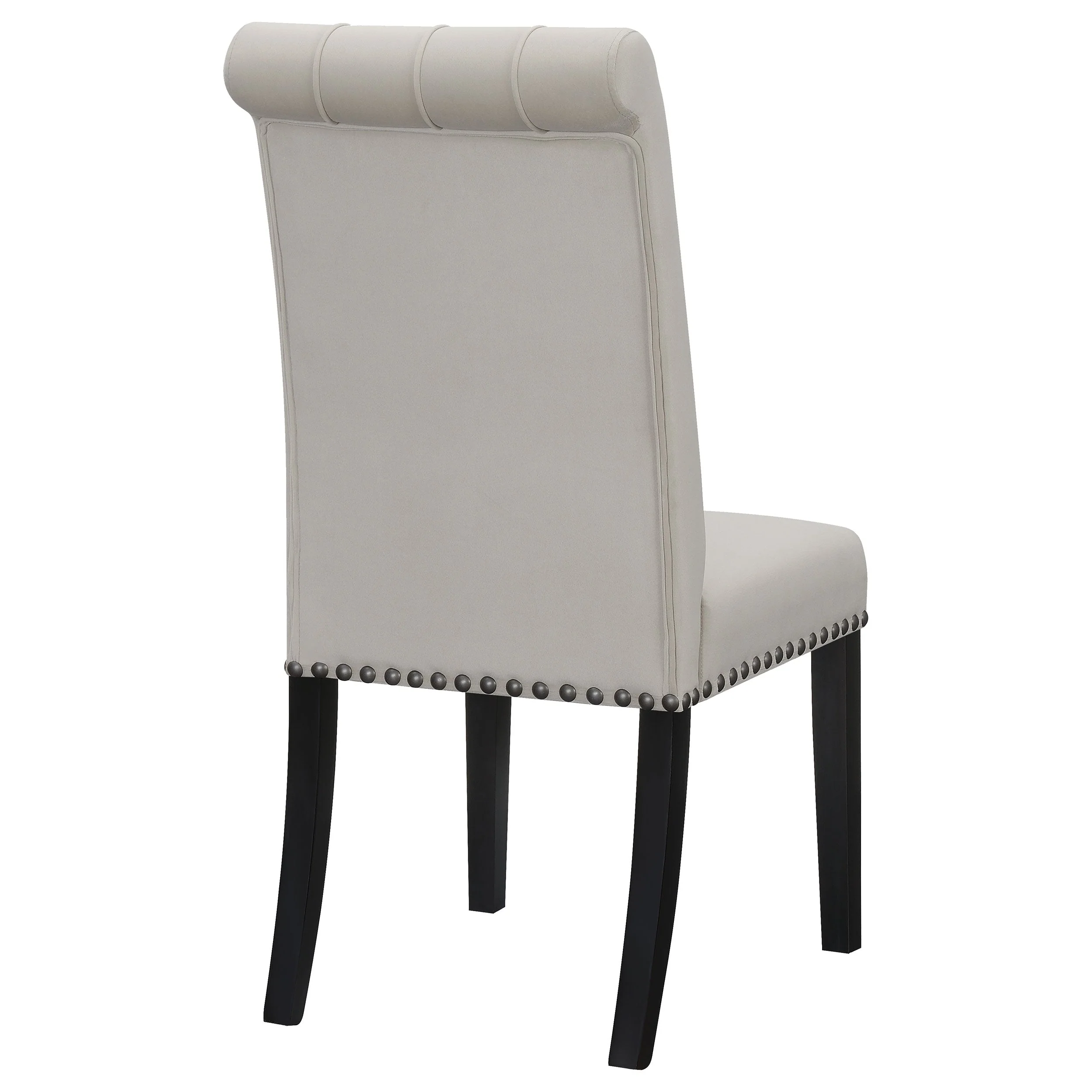 Alana Velvet Upholstered Dining Arm Chair Brown