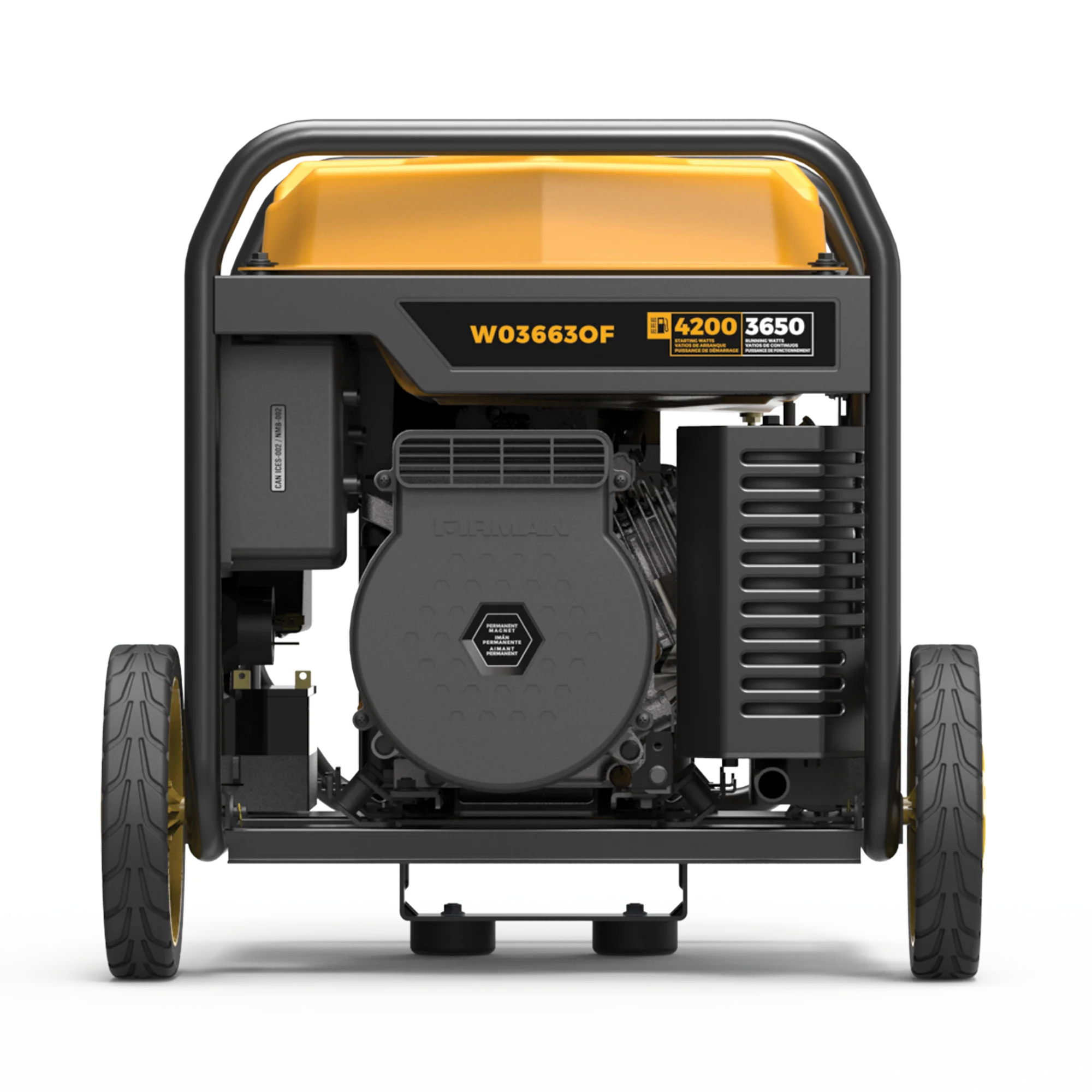 Inverter Open Frame Portable Generator 4500W Remote Start with CO Alert
