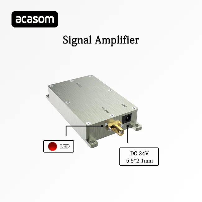 ACASOM 1.5GHz 1.6GHz Drone Signal Amplifier - 10W 20W 40W 50W 100W RF High Power Amplifiers Wireless Signal Extender Sweep Signal Source
