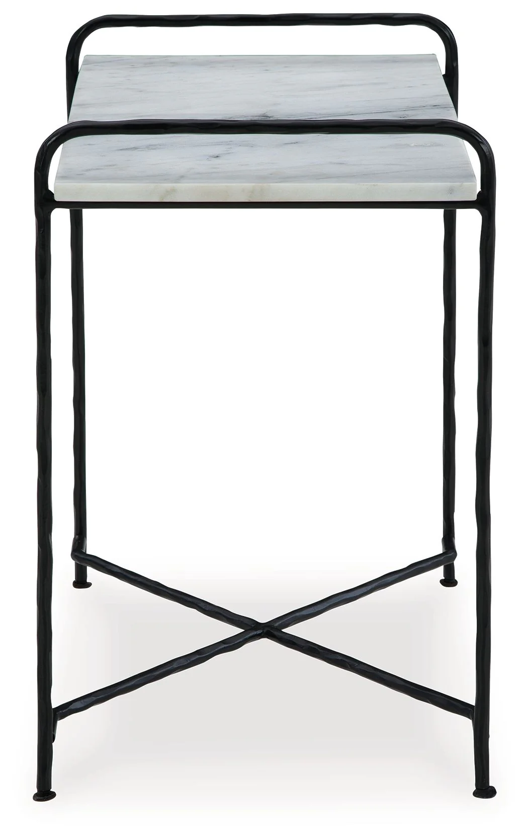 Ashber - Accent Table - White / Black