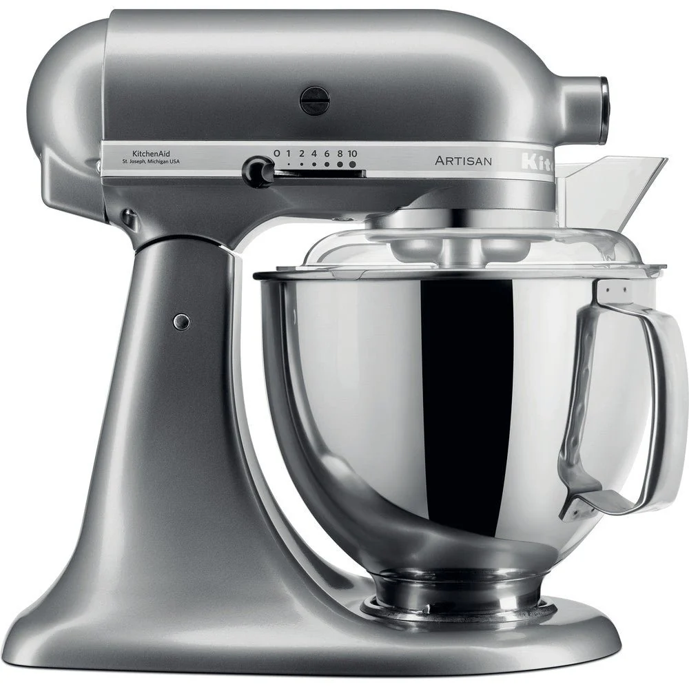 220 Volt KitchenAid 5KSM175PSECU Artisan Stand Mixer - Contour Silver