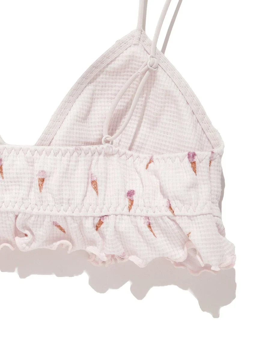 Ice Cream Waffle Bra & Underwear Set