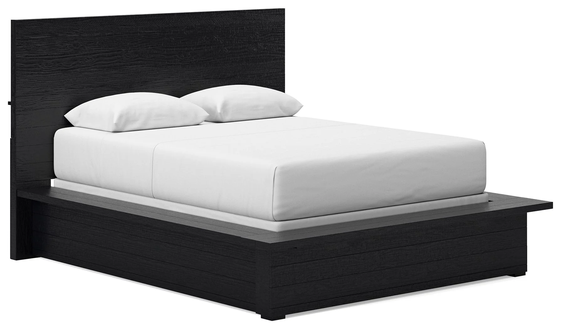 Londer - Queen Panel Bed - Black