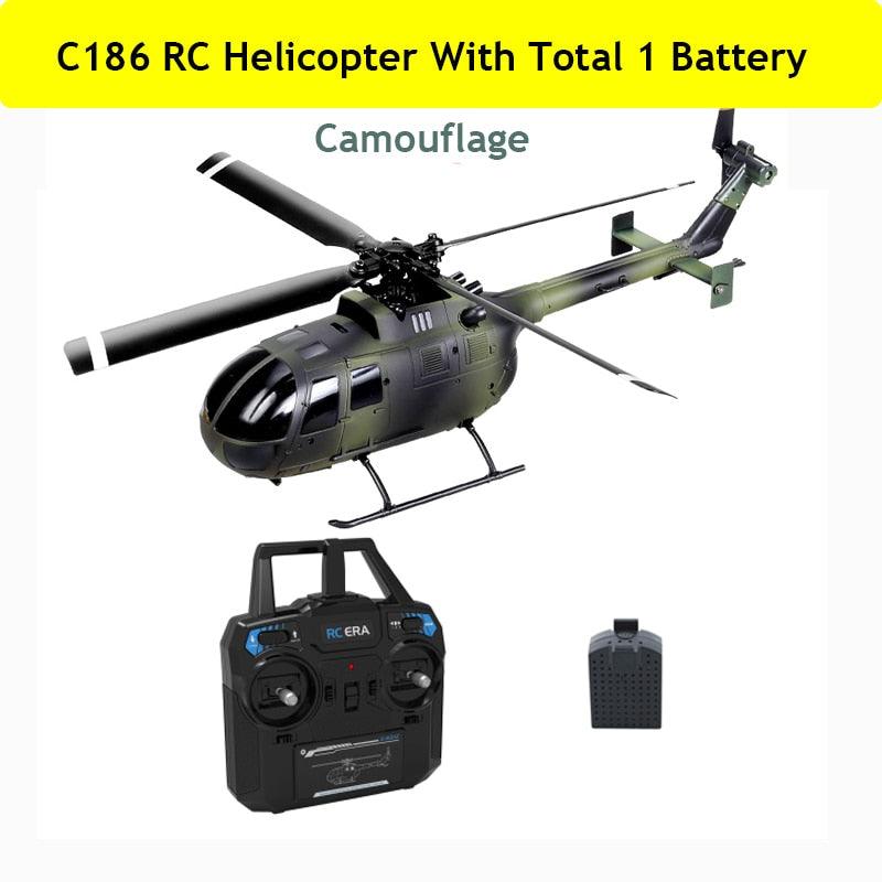 C186 RC Helicopter  -  2.4G 4 propellers 6 axis electronic gyroscope for stabilization, air pressure for height vs C127 RC Drone