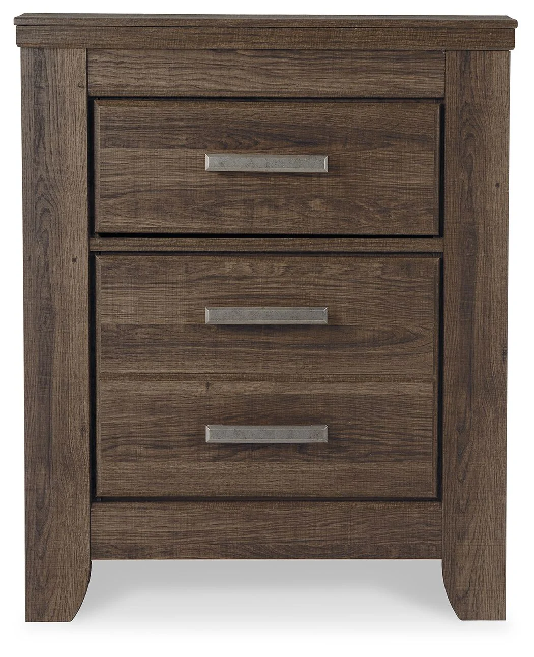 Juararo - Two Drawer Night Stand - Dark Brown