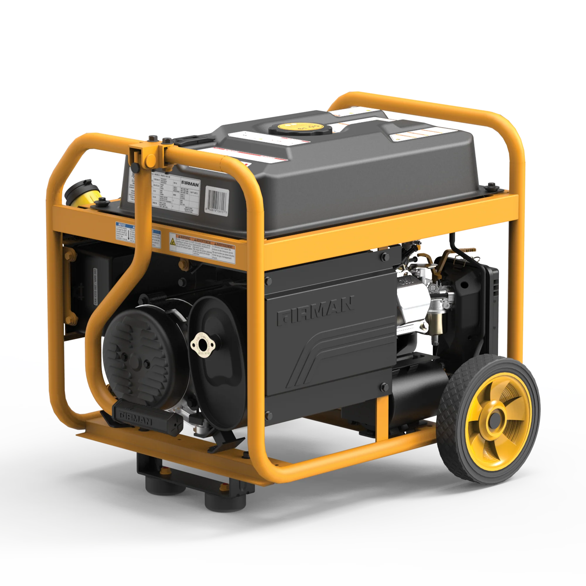 Gas Portable Generator 4550W Remote Start 120/240V